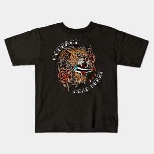 Aslan the Lion Narnia Tattoo Flash Kids T-Shirt